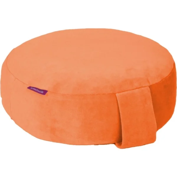 Farbenfreunde Interieur Bodensitz- & Yogakissen Aus Nicky – Ø 31 Cm – Höhe 11 Cm – Soft Orange 1