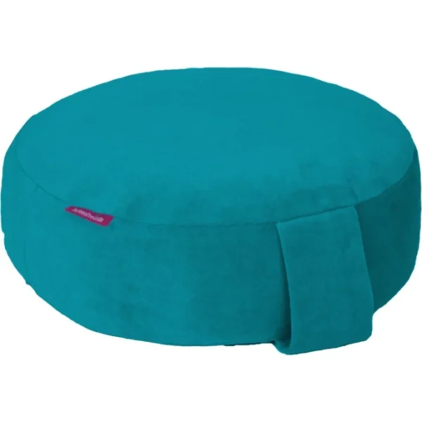 Farbenfreunde Interieur Bodensitz- & Yogakissen Aus Nicky – Ø 31 Cm – Höhe 11 Cm – Sommerpetrol 1