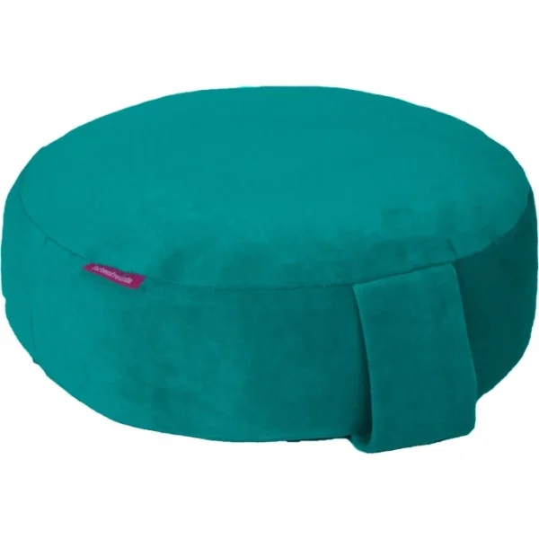 Farbenfreunde Interieur Bodensitz- & Yogakissen Aus Nicky – Ø 31 Cm – Höhe 11 Cm – Smaragd 1