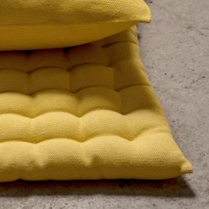 Linum Pepper Sitzkissen – 40x40x3 Cm – Mustard Yellow E97 6