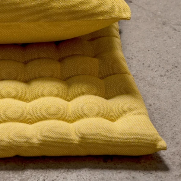 Linum Pepper Sitzkissen – 40x40x3 Cm – Mustard Yellow E97 3
