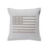 Lexington Arts & Craft Sham Kissenhülle Mit Amerika-Flagge – 50×50 Cm – LEX Beige/white 11
