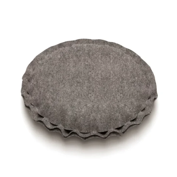 HEY-SIGN PAI Sitzkissen Mit Füllung Rund – Ø 45 Cm – Anthrazit 1