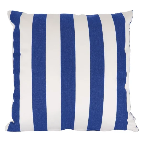 Fink Living Fink CARLO Kissenhülle Gestreift – 40×40 Cm – Blau/weiß 1