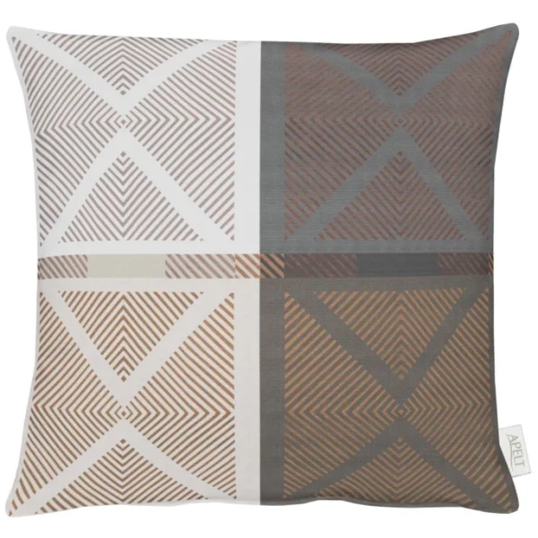 Apelt Loft Style Verona Kissenhülle – 49×49 Cm – Braun 1