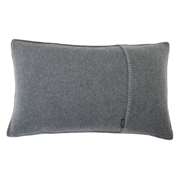 Zoeppritz Soft-Fleece Kissenhülle – 30×50 Cm – Medium Grey Mel. 1