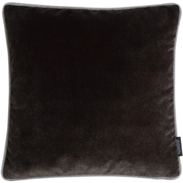 Rohleder Home Collection Cloud Uni Kissen Mit Füllung – 40×40 Cm – Coffee 1
