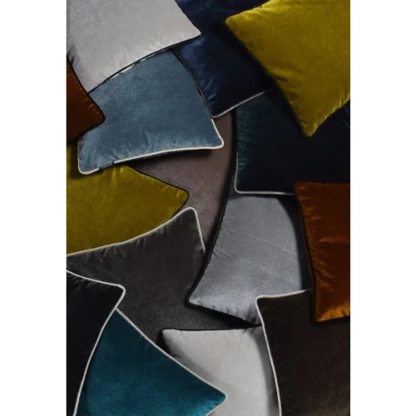 Rohleder Home Collection Cloud Uni Kissen Mit Füllung – 40×40 Cm – Coffee 7