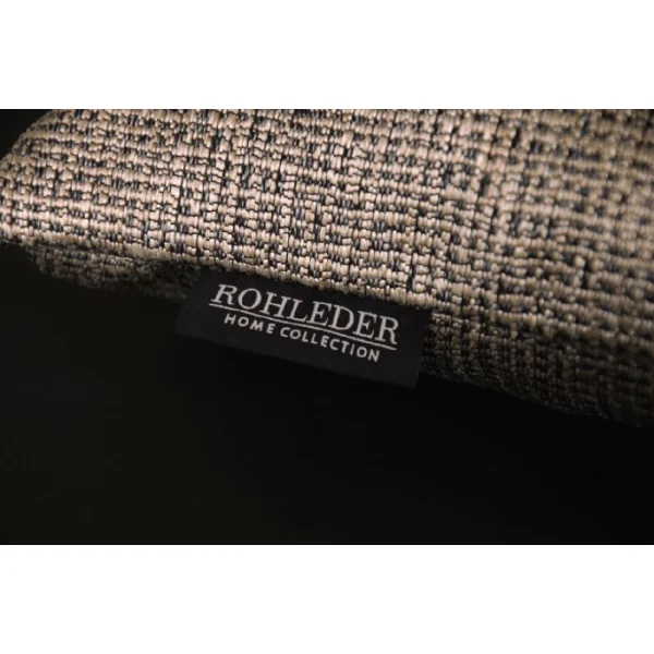 Rohleder Home Collection Move Uni Kissen Mit Füllung – 40×40 Cm – Taupe 4