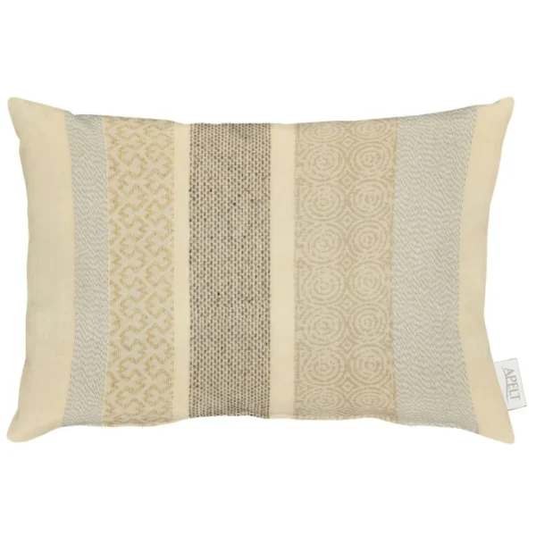 Apelt Modern Ethno Oregon Kissen Mit Füllung – 35×45 Cm – Creme 1