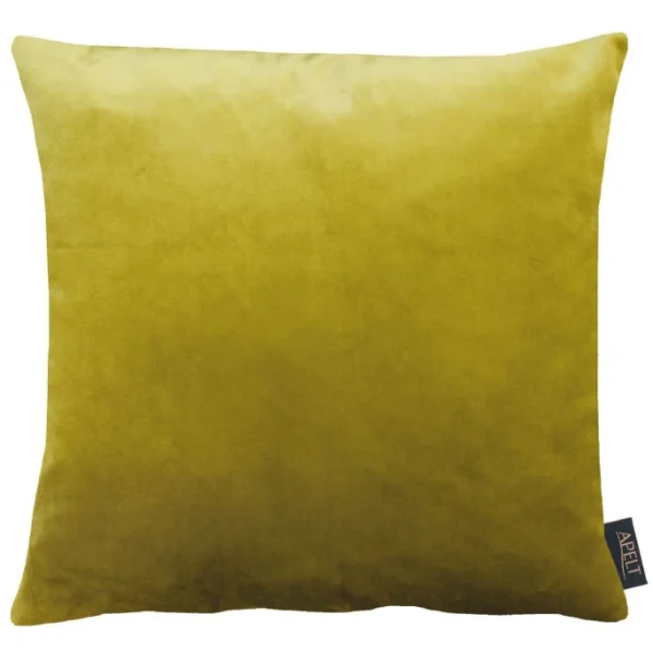 Apelt Arte Uni-Basic Kissenhülle – 46×46 Cm – Gelbgrün 1