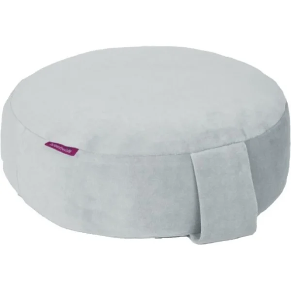 Farbenfreunde Yoga Bodenkissen Aus Nicky-Stoff – Ø 31 Cm – Höhe 11 Cm – Silvermoon 1