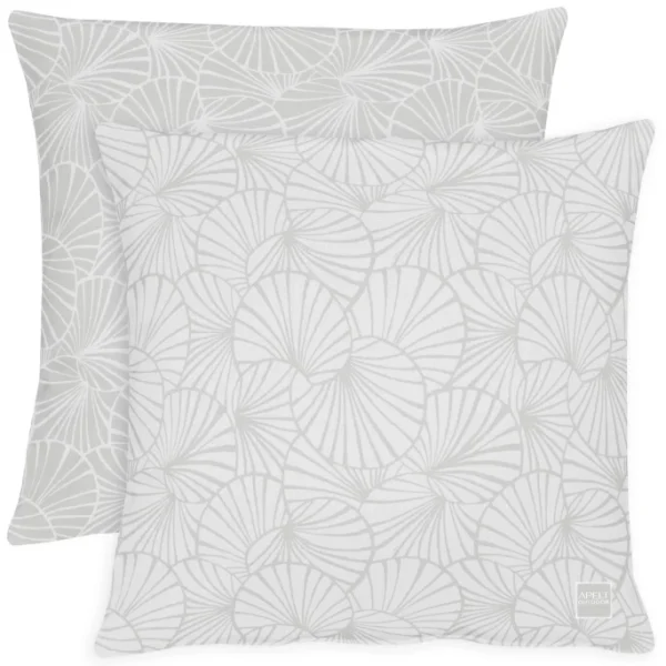 Apelt Outdoor 3961 Kissenhülle – 46×46 Cm – Grau/weiß 1
