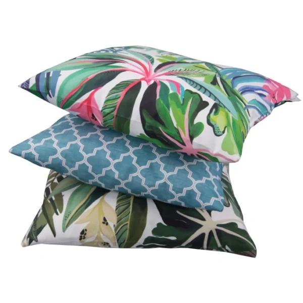 Tom Tailor Paradise Leaves Kissenhülle Square – 45×45 Cm – Multi 4