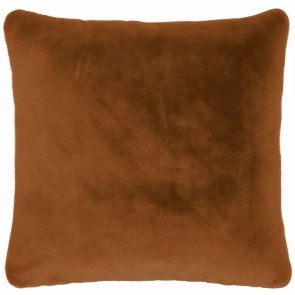 Essenza Home Essenza Furry Kissen Mit Füllung – 50×50 Cm – Leather Brown 1