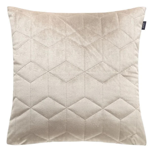 JOOP! Velvety Kissenhülle – 45×45 Cm – Beige 1