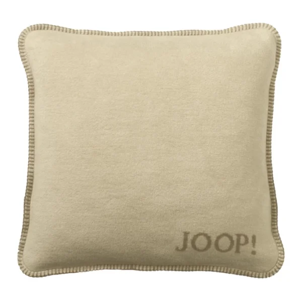JOOP! TREND UNI-DOUBLEFACE Kissenhülle – 50×50 Cm – Macchiato-cashew 1