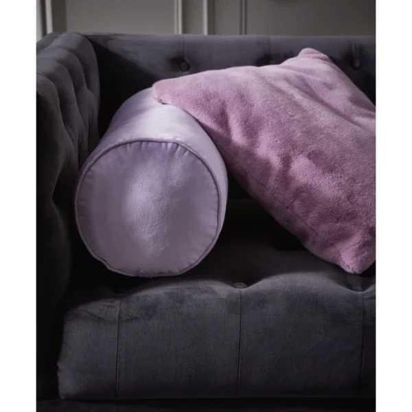 Essenza Home Essenza Dailah Nackenrolle Aus Samt – Ø 22 X 50 Cm – Lilac 3