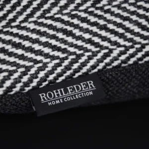 Rohleder Home Collection Cottage Herringbone Kissen Mit Füllung – 60×40 Cm – Shadow 16