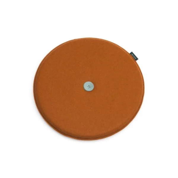 Hey-SIGN Knob Kissen Rund Mit Füllung – ø 35 Cm – Walnuss 1