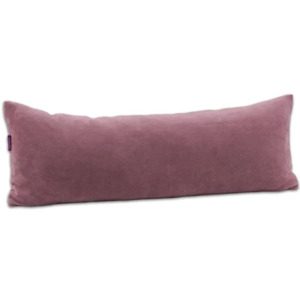 Farbenfreunde TOHUWABOHU Lang-Kissen Aus Nicky-Stoff – 40×100 Cm – Silver Purple 1
