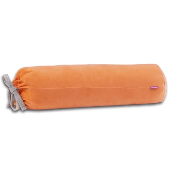 Farbenfreunde BIG ROLL Bolster Kissenrolle Aus Nicky-Stoff – 60×21 Cm – Salmon 1