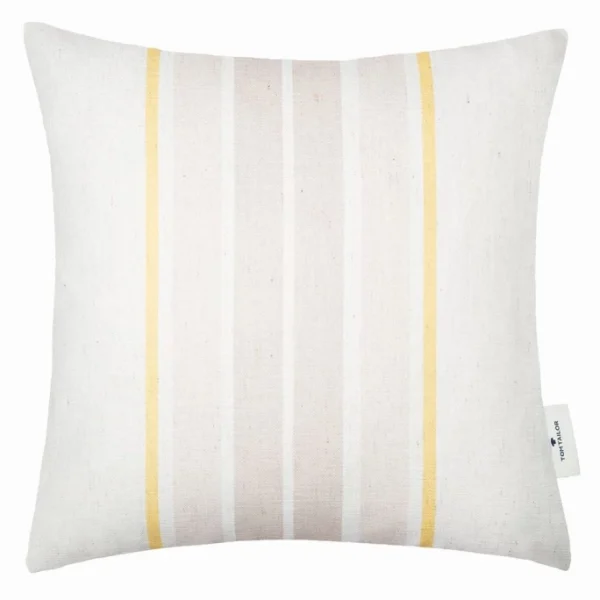 Tom Tailor Road Kissenhülle – 40×40 Cm – Beige 1