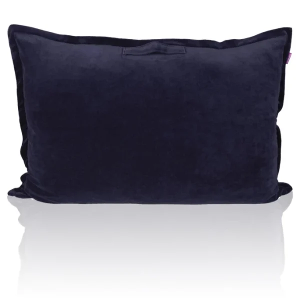 Farbenfreunde Nicky Interieur Take Away Kissen Mit Füllung – 100x70x20 Cm – Blue Velvet 1