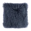 Pad GLORY Kissenhülle Aus Lammfell – 40×40 Cm – Blue 5