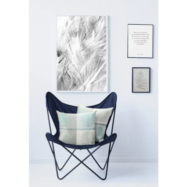 Apelt Loft Style Vito Kissenhülle – 46×46 Cm – Weiß-grau-türkis 3