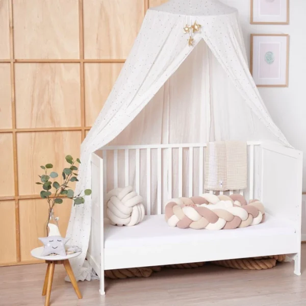 Nordic Coast Company Trio Strick Bettschlange Geflochten – 17×200 Cm – Natur/beige/altrosa 7