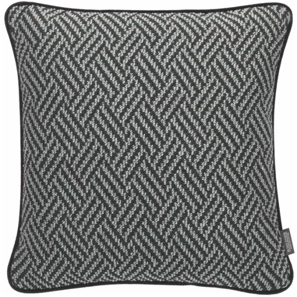 Rohleder Home Collection Upper House Big Mesh Kissen Mit Füllung – 45×45 Cm – Light Blue 1
