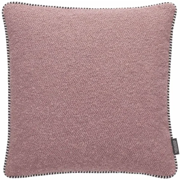 Rohleder Home Collection Essentials Cocoon Kissen Mit Füllung – 45×45 Cm – Deep Rose 1