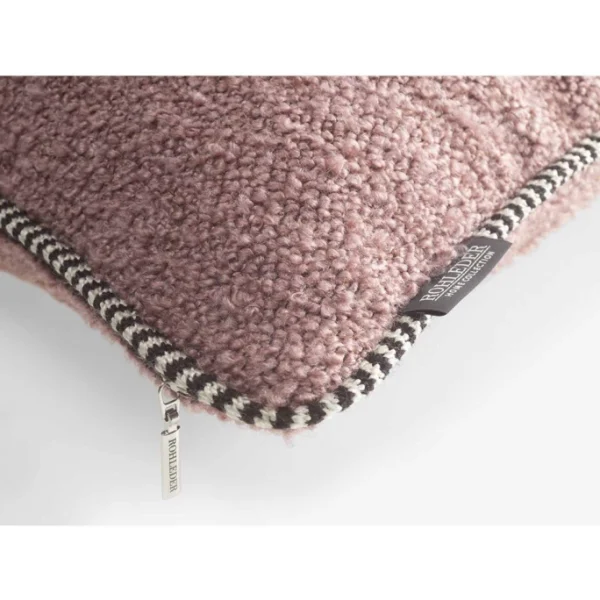 Rohleder Home Collection Essentials Cocoon Kissen Mit Füllung – 45×45 Cm – Deep Rose 3