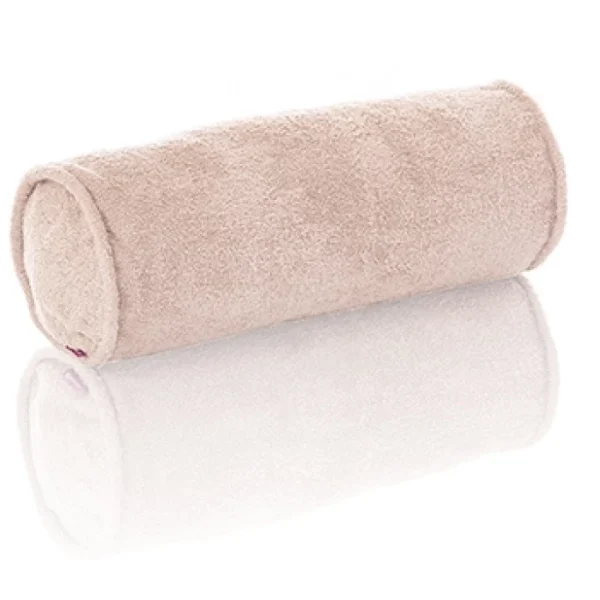 Farbenfreunde FRESH Frottee Nackenrolle-Kissenbezug – Ø 15 Cm – Länge 40 Cm – Auster 1