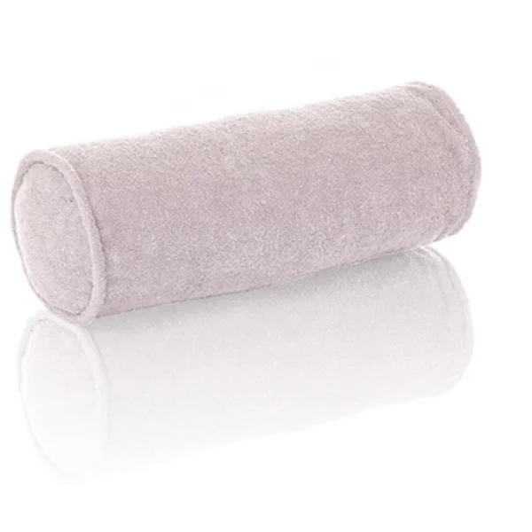 Farbenfreunde FRESH Frottee Nackenrolle-Kissenbezug – Ø 15 Cm – Länge 40 Cm – Platingrau 1