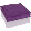Farbenfreunde FRESH Frottee Stegkissen Mit Füllung – 40x40x10 Cm – Ultra Violet 11