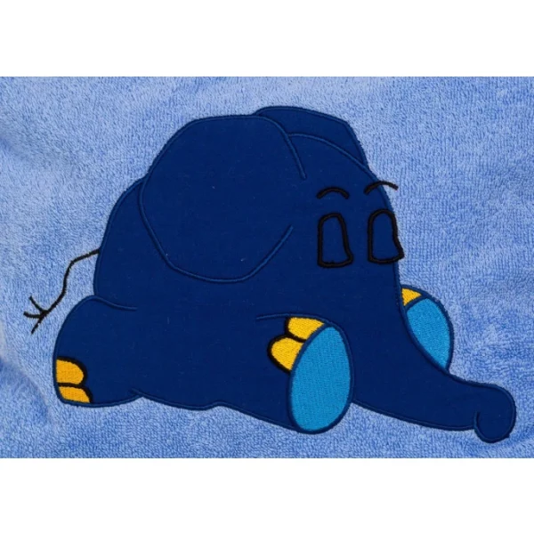 Smithy Blauer Elefant Kissenhülle – 40×40 Cm – Blau 4