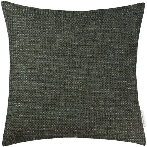 Tom Tailor Chenille Pattern Kissenhülle – 45×45 Cm – Grün-blau 1