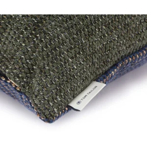 Tom Tailor Chenille Pattern Kissenhülle – 45×45 Cm – Grün-blau 10