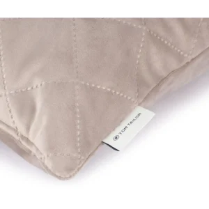 Tom Tailor French Velvet Quilt Kissenhülle – 45×45 Cm – Greige 10