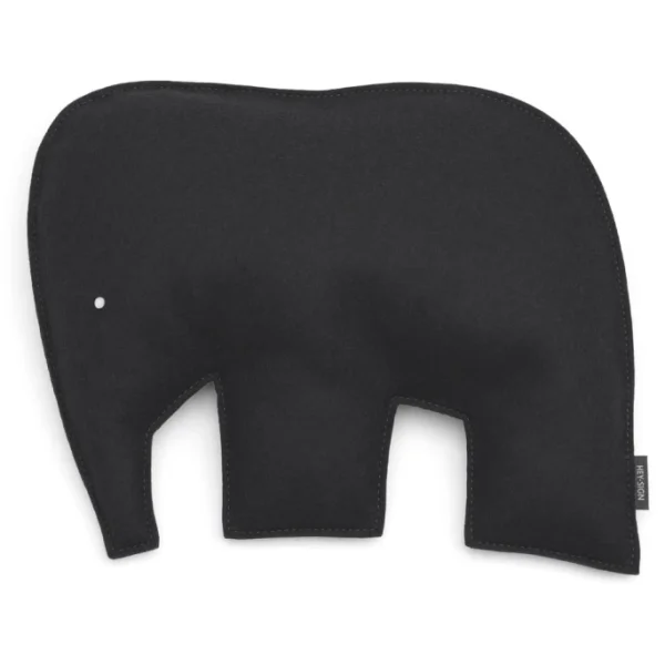 Hey-SIGN ELEFANT Kissen Mit Füllung – 40×30,5×7 Cm – Schwarz 1