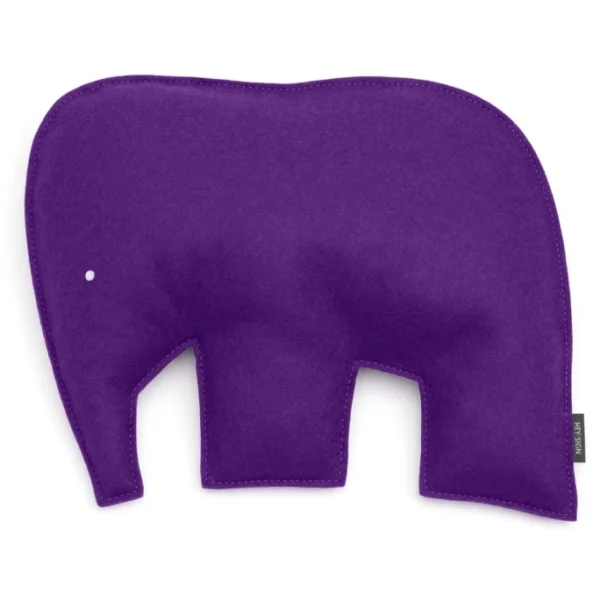 Hey-SIGN ELEFANT Kissen Mit Füllung – 40×30,5×7 Cm – Violett 1
