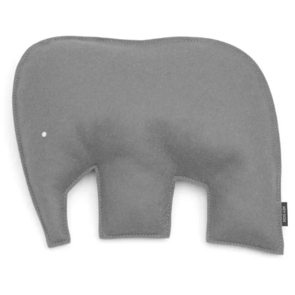 Hey-SIGN ELEFANT Kissen Mit Füllung – 40×30,5×7 Cm – Hellgrau 1