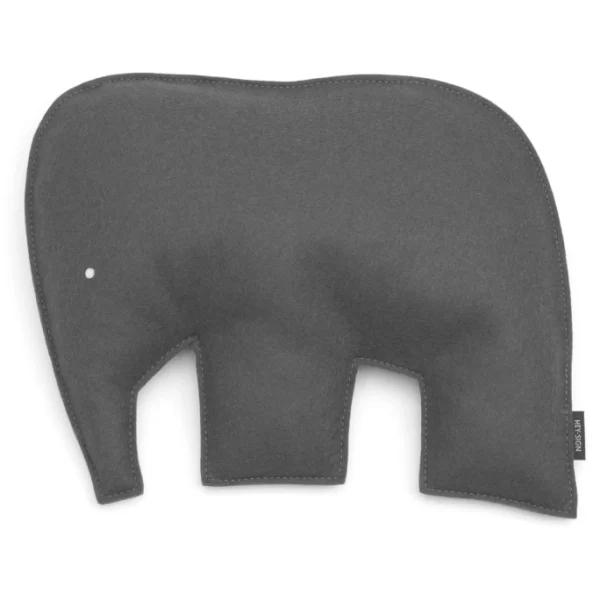 Hey-SIGN ELEFANT Kissen Mit Füllung – 40×30,5×7 Cm – Taubengrau 1