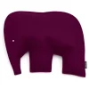Hey-SIGN ELEFANT Kissen Mit Füllung – 40×30,5×7 Cm – Aubergine 22