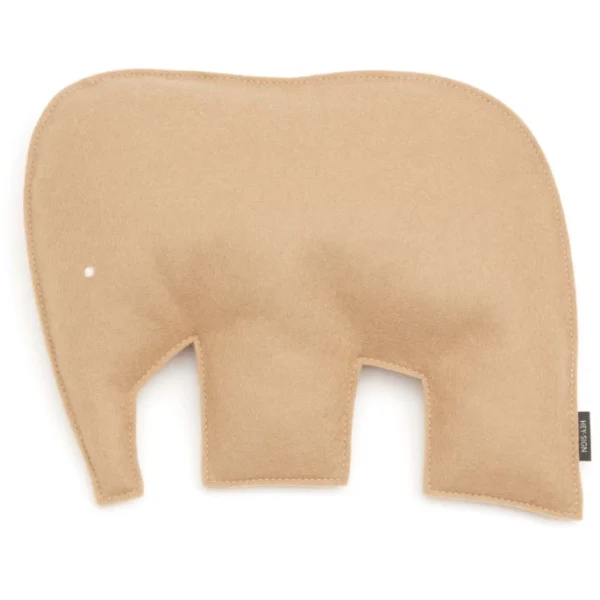 Hey-SIGN ELEFANT Kissen Mit Füllung – 40×30,5×7 Cm – Karamell 1