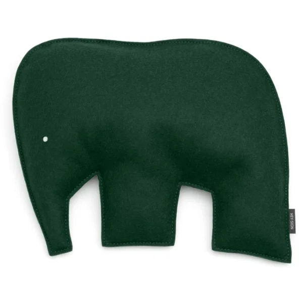 Hey-SIGN ELEFANT Kissen Mit Füllung – 40×30,5×7 Cm – Deep Forest 1