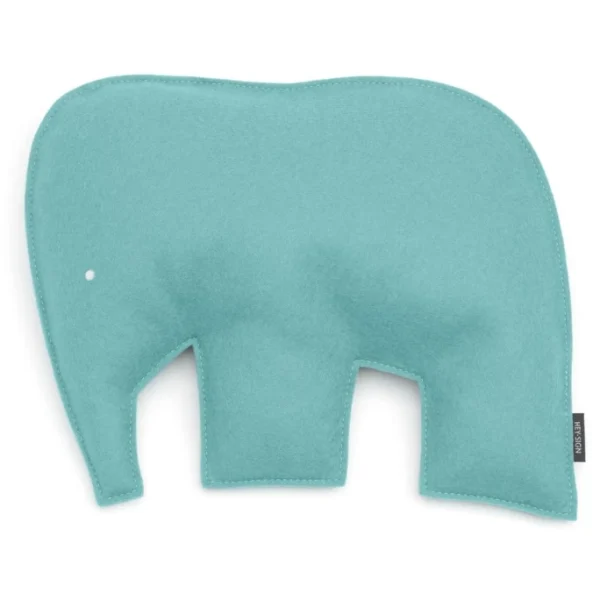 Hey-SIGN ELEFANT Kissen Mit Füllung – 40×30,5×7 Cm – Pastelltürkis 1
