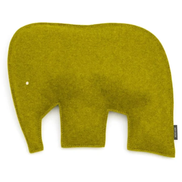 Hey-SIGN ELEFANT Kissen Mit Füllung – 40×30,5×7 Cm – Moos 1